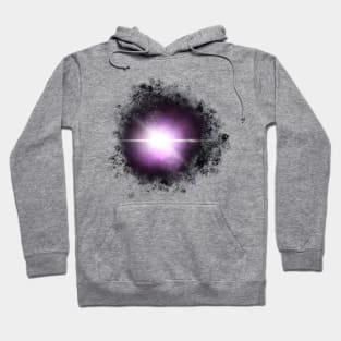 Purple Space Flare Galaxy Design Hoodie